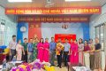 TRƯỜNG THCS NGUYỄN BỈNH KHIÊM: TRANG TRỌNG TỔ CHỨC LỄ KẾT NẠP ĐẢNG VIÊN MỚI